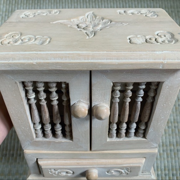 Handcrafted Wooden Jewelry Box Organizer - Picture 11 of 13